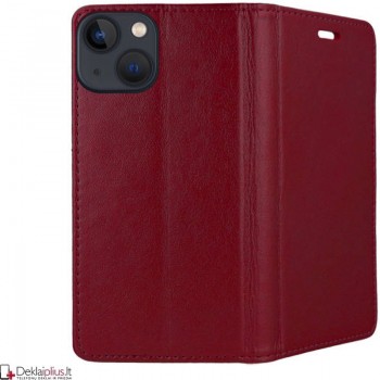 Telone dirbtinos odos dėklas - bordo spalvos (Apple Iphone 15) Telone dirbtinos odos dėklas - bordo spalvos (Apple Iphone 15)